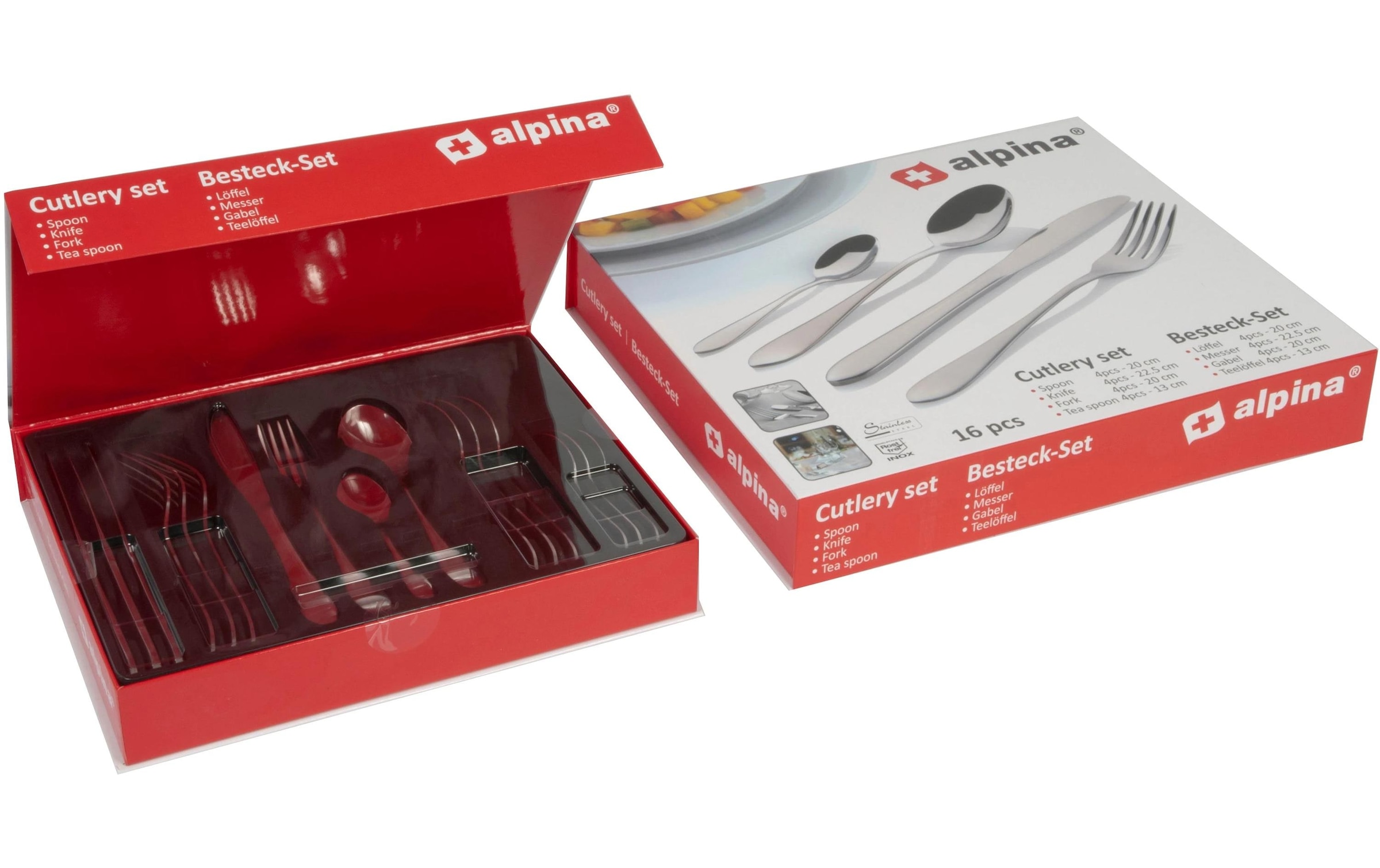 Besteck-Set »alpina 16-teilig«
