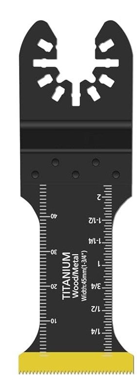 Multitool zaagblad B=45mm voor metaal & hout - lang