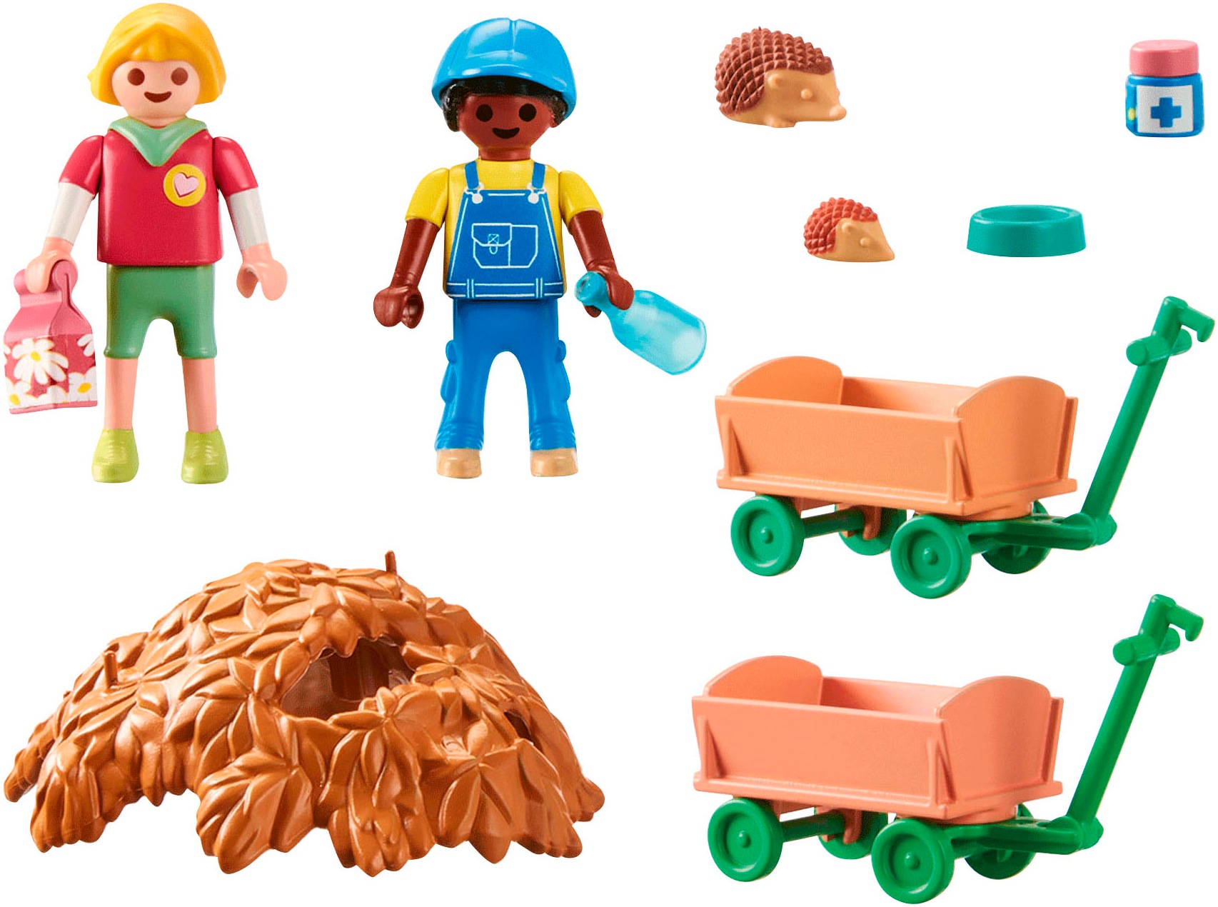 Playmobil® Konstruktions-Spielset »Pflege der Igelfamilie (71512), My Life« Made in Europe