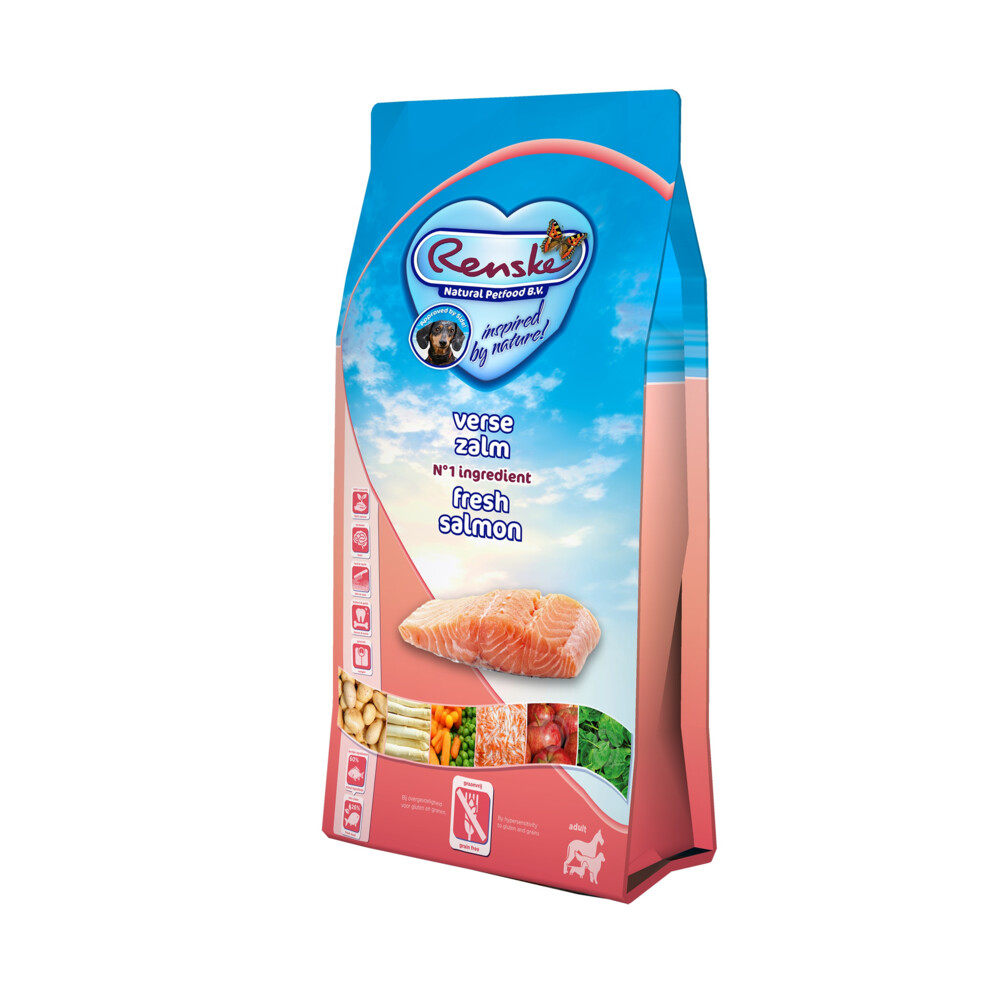 Renske Super Premium Adult Zalm Graanvrij12 kg