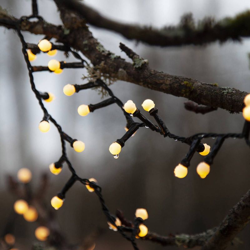 Kerstboomverlichting - LED Berry Mini - 6 Meter - 300 Lampjes - Warm Wit - Geschikt Voor Buiten