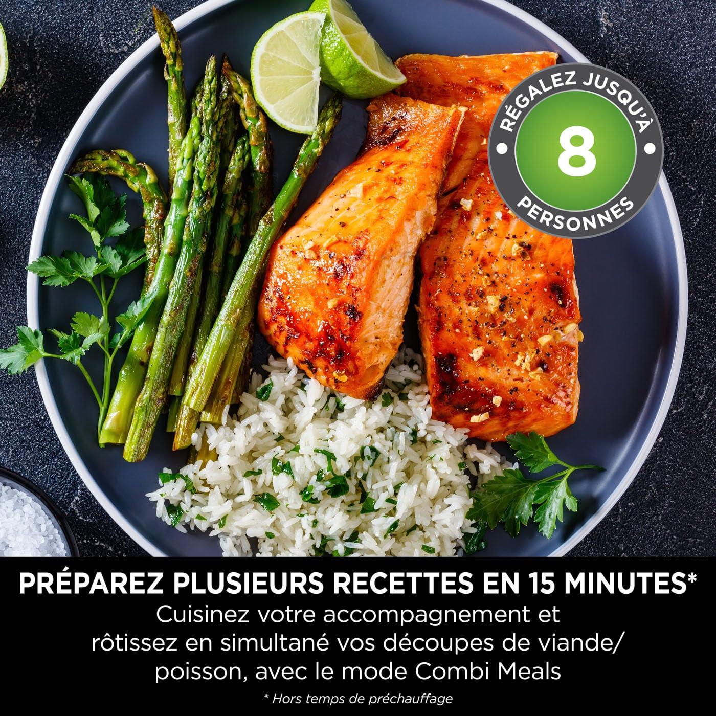 Ninja Combi 12-en-1 Multi-Cuiseur, Four & Friteuse sans huile, 12 Fonctions de Cuisson, Repas de Taille Familiale en 15 Minutes*, avec Plateau de Cuis