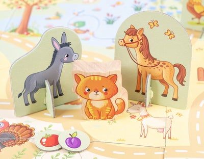 Tactic My First Puslespill & Play Cat on the Farm