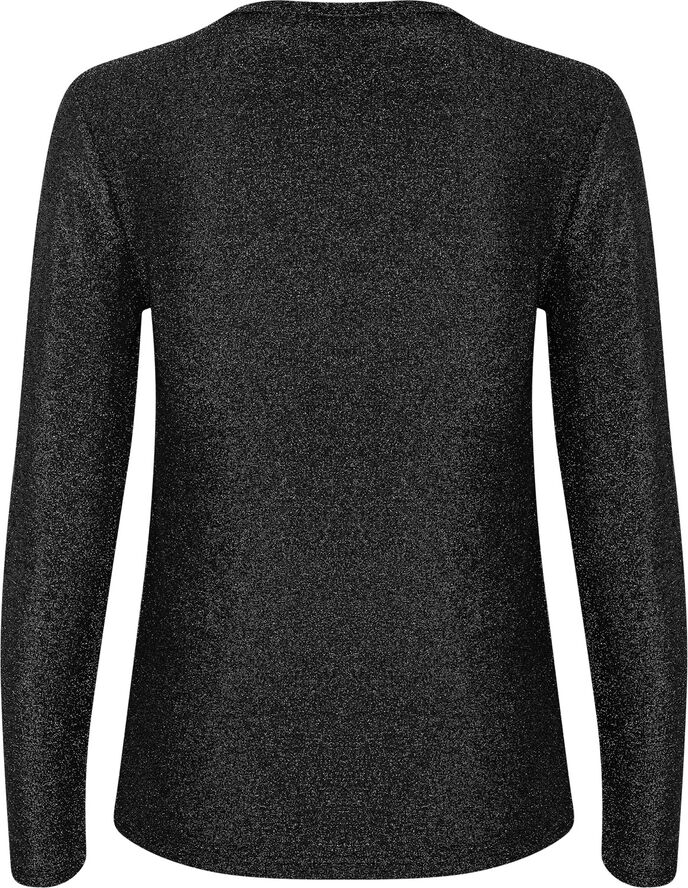 Soaked in Luxury SLSkylara Round Neck LS Black