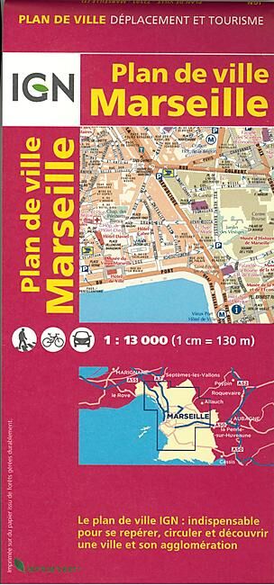 IGN - MARSEILLE 1 13 000 PLAN DE VILLE