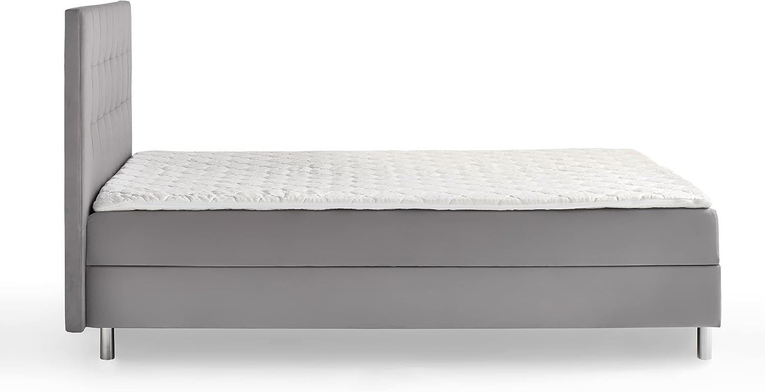 Atlantic Home Collection Boxbett mit integrierter Taschederkernmatratze und Stauraum Holly, 140 x 200 cm, 140 x 200 cm