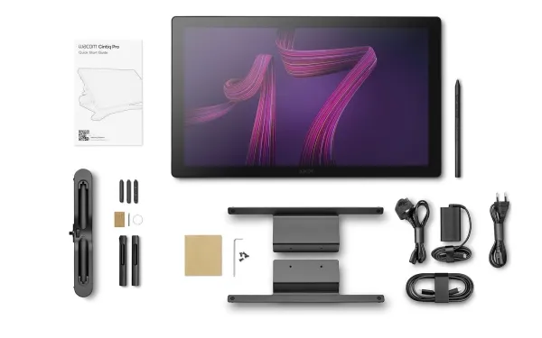 Wacom Cintiq Pro 17 - Digitizer m/ LCD-skærm - 21.5 x 38.2 cm - elektromagnetisk - 8 knapper - kablet - USB - sort