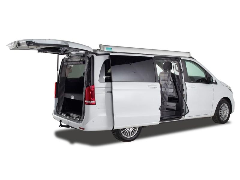 Van Quito Heckmoskitonetz – Heckklappe elektrisch, standard Mercedes-Benz V-Klasse (ab 2014) / Vito (ab 2014), Maschenweite Standard