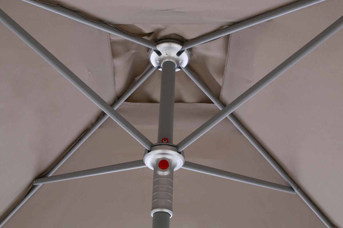 PARASOL ANZIO 2X2M TAUPE