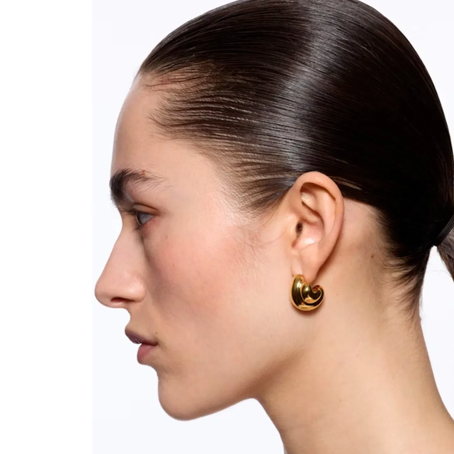Maria Black Tryvann Trail Ørering Single 18 kt. Forgyldt Sølv 101089YG