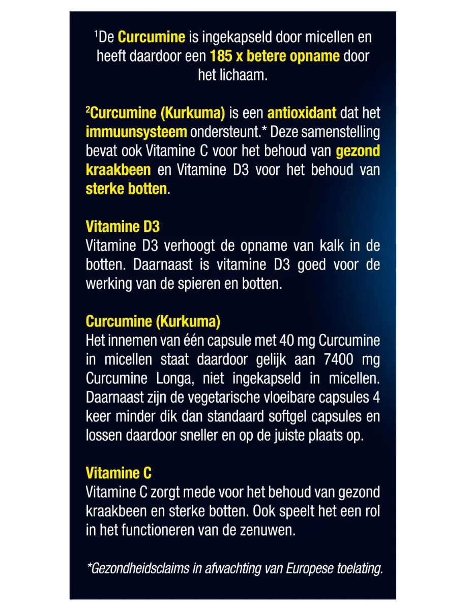 Kurkuma capsules X-tra Krachtig
