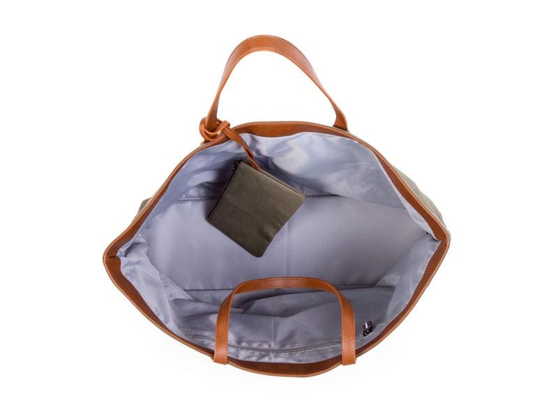 Childhome Wickeltasche Family Bag Canvas Khaki Ideale Tasche für alle Familienausflüge
