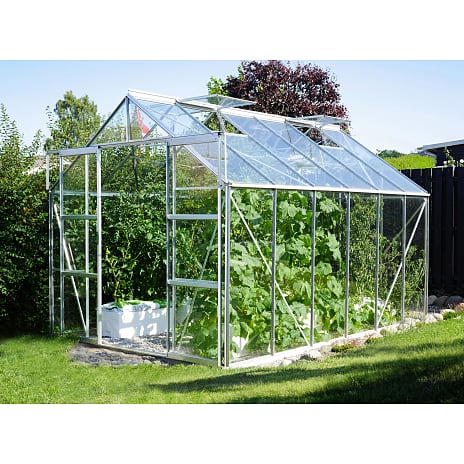 Uranus 9900 drivhus - aluminium