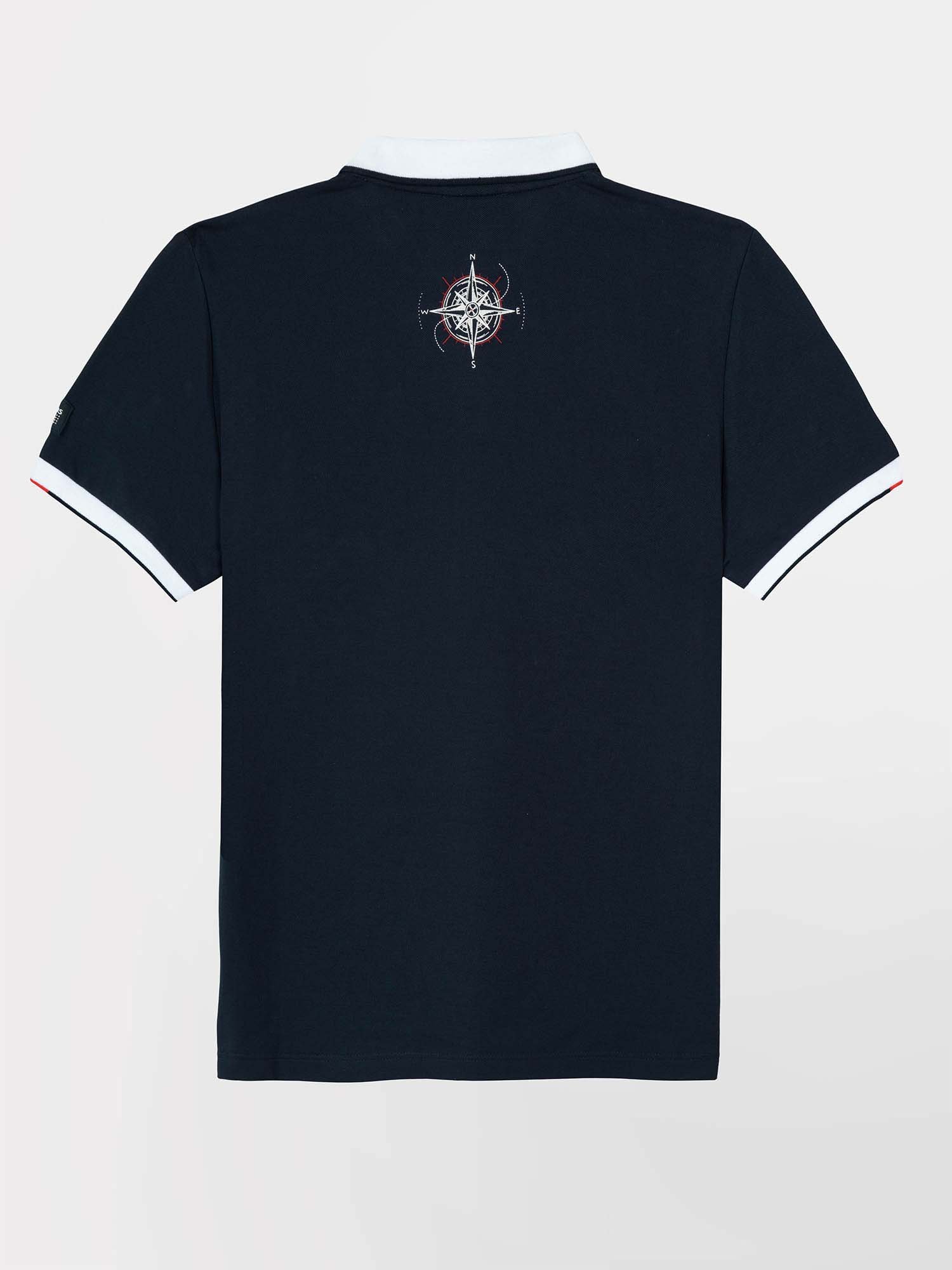 Polo Femme Coton Stretch Marine