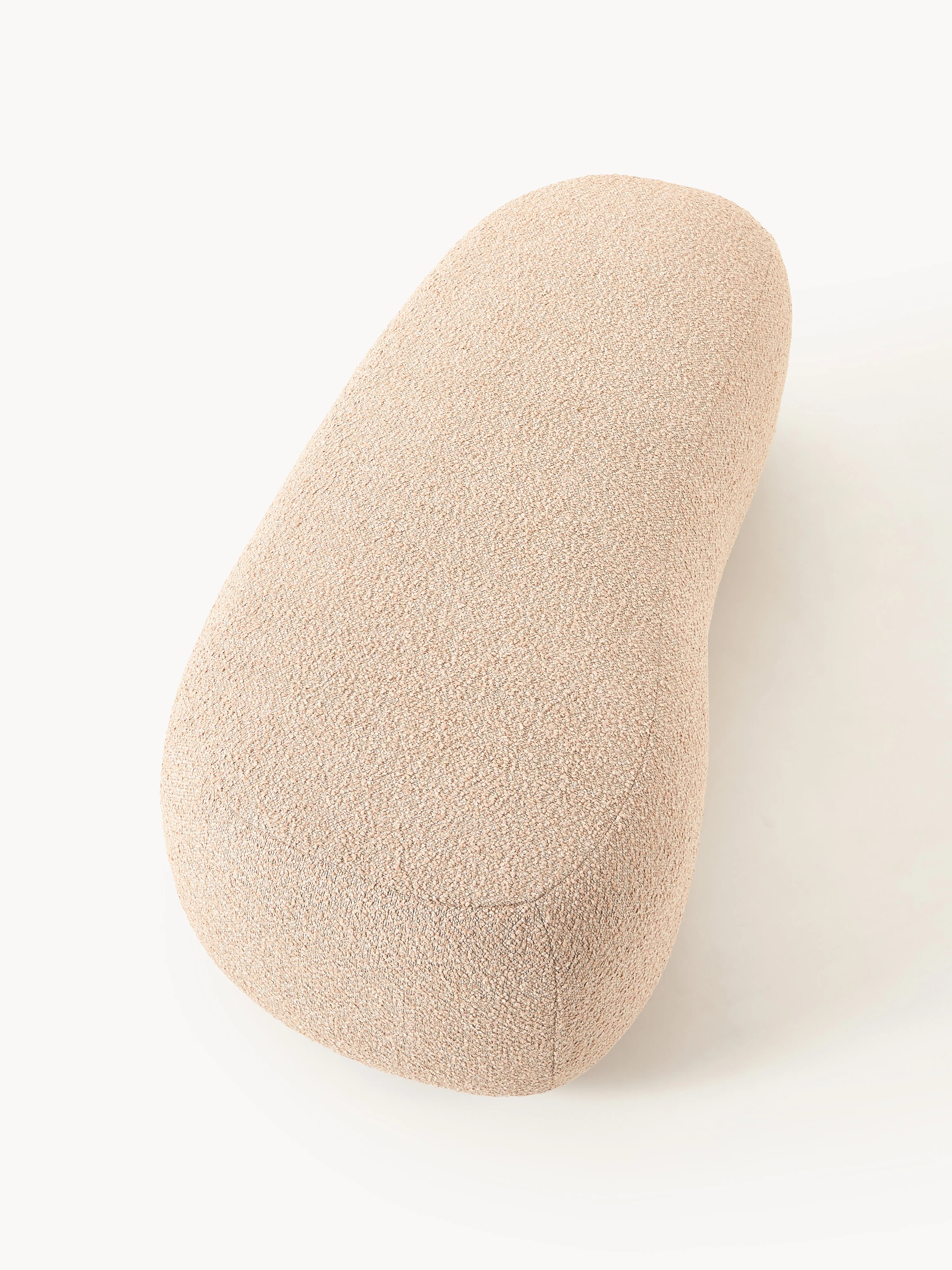 XL poef Alba van bouclé