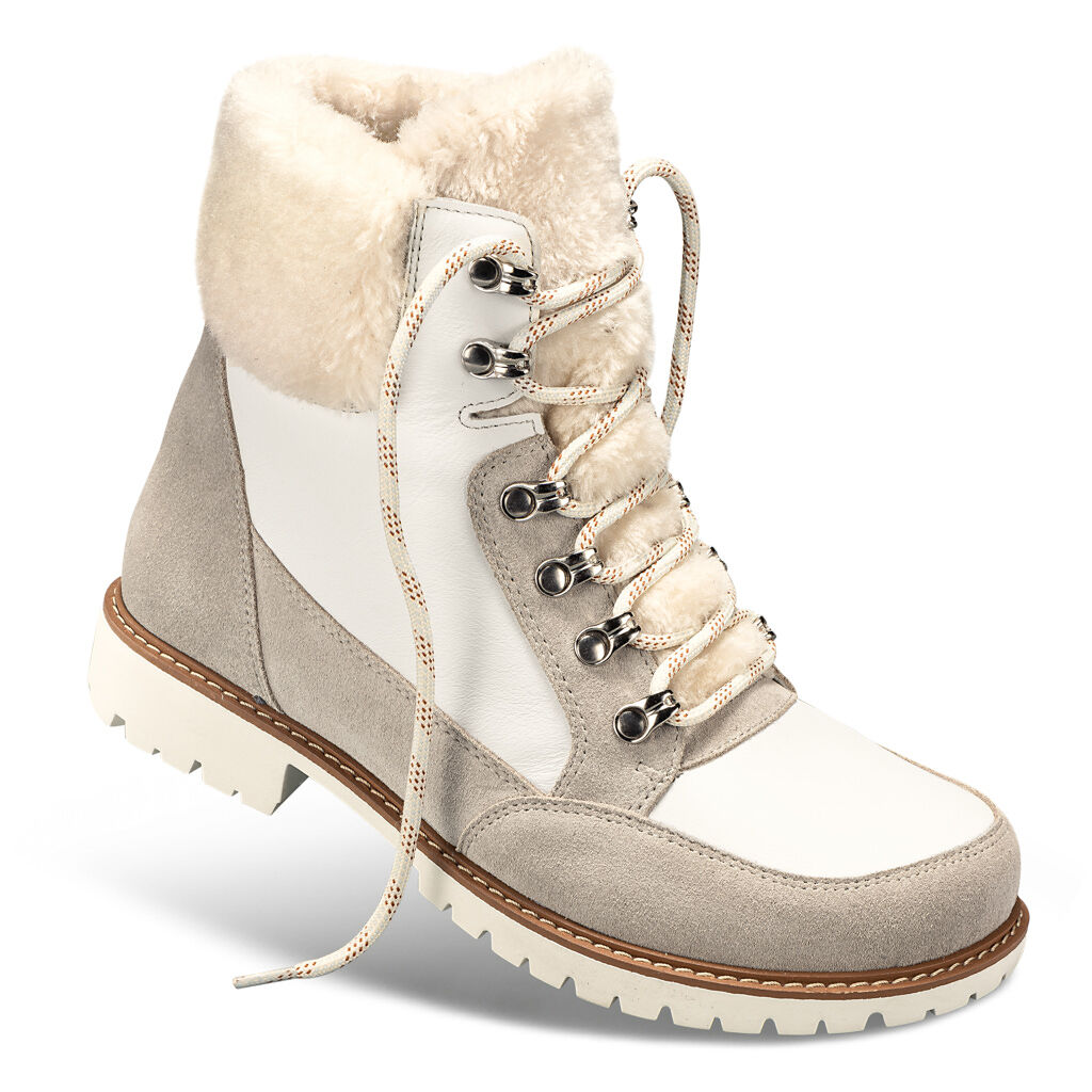 DAMEN - Stiefel CORTINA grau-weiss