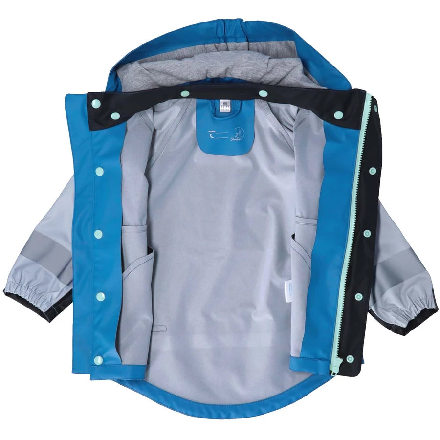 Sterntaler Funktions-Regenjacke uni tintenblau mel.