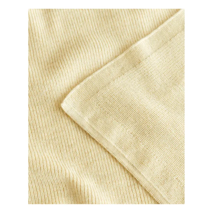 Hvid Couverture Felix Laine Mérinos | Jaune pâle