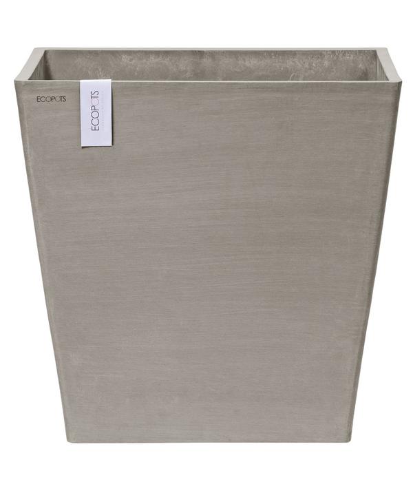 Ecopots Kunststoff-Topf Rotterdam mit Rollen