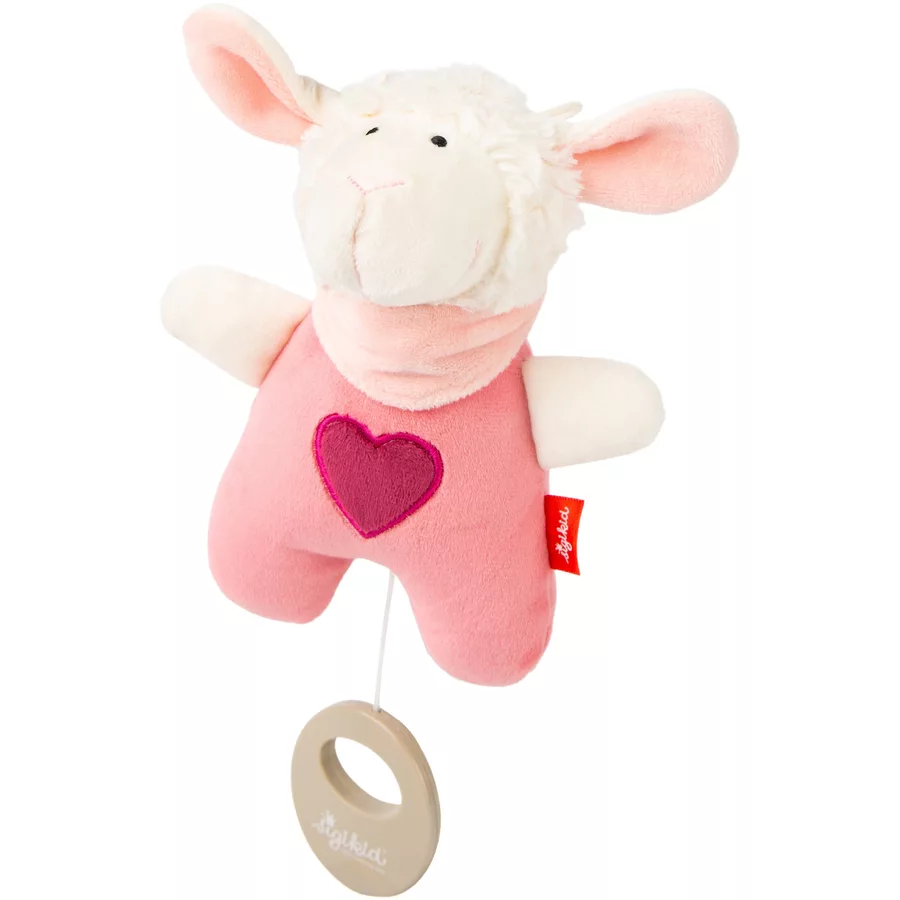 sigikid® Minispieluhr Schaf Yellow pink