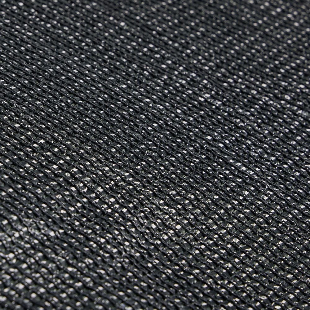 Voile d'ombrage triangulaire Delta en jute gris foncé 290x290x290cm