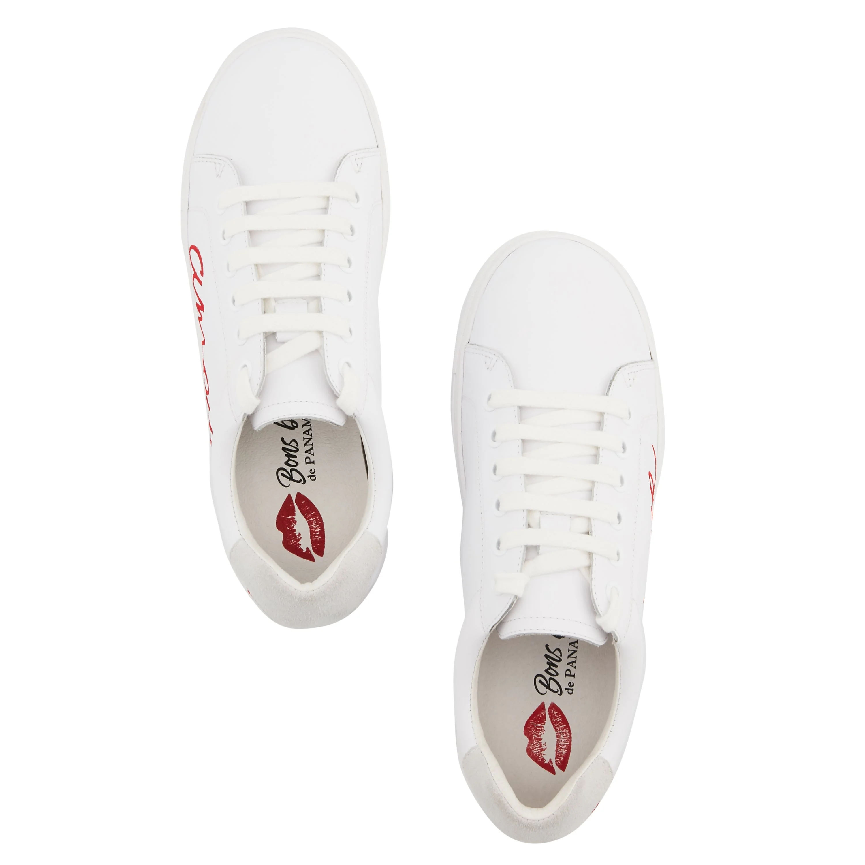 SIMONE AMOUR - Sneakers en cuir | Blanc
