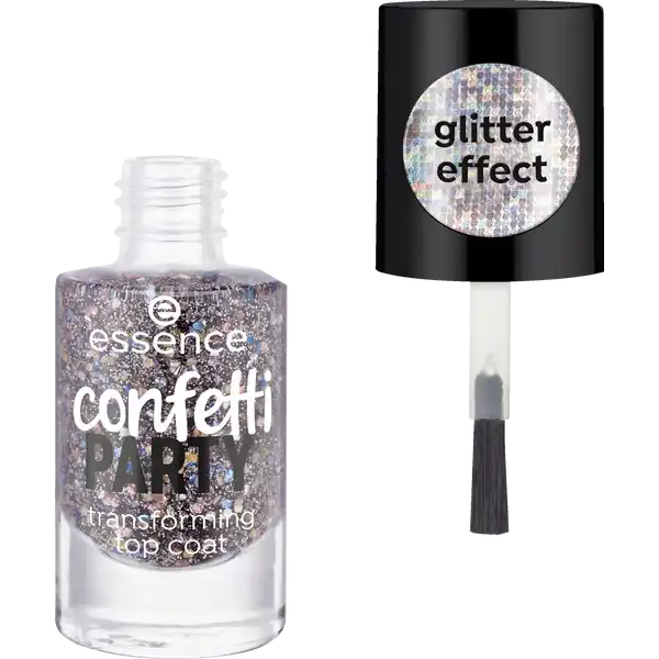 confetti PARTY transforming top coat