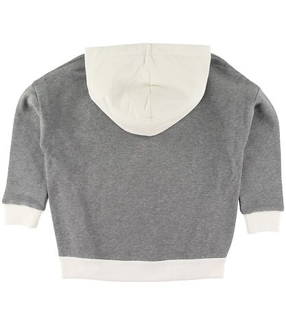 Moncler H?ttetr?je - Gråmeleret/Hvid
