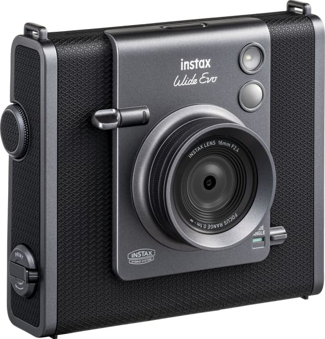 Fujifilm Instax Wide Evo instant camera (sort)
