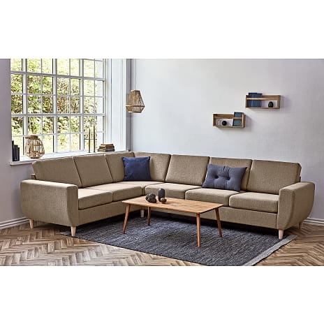 Rom Nordic vendbar hjørnesofa - taupe