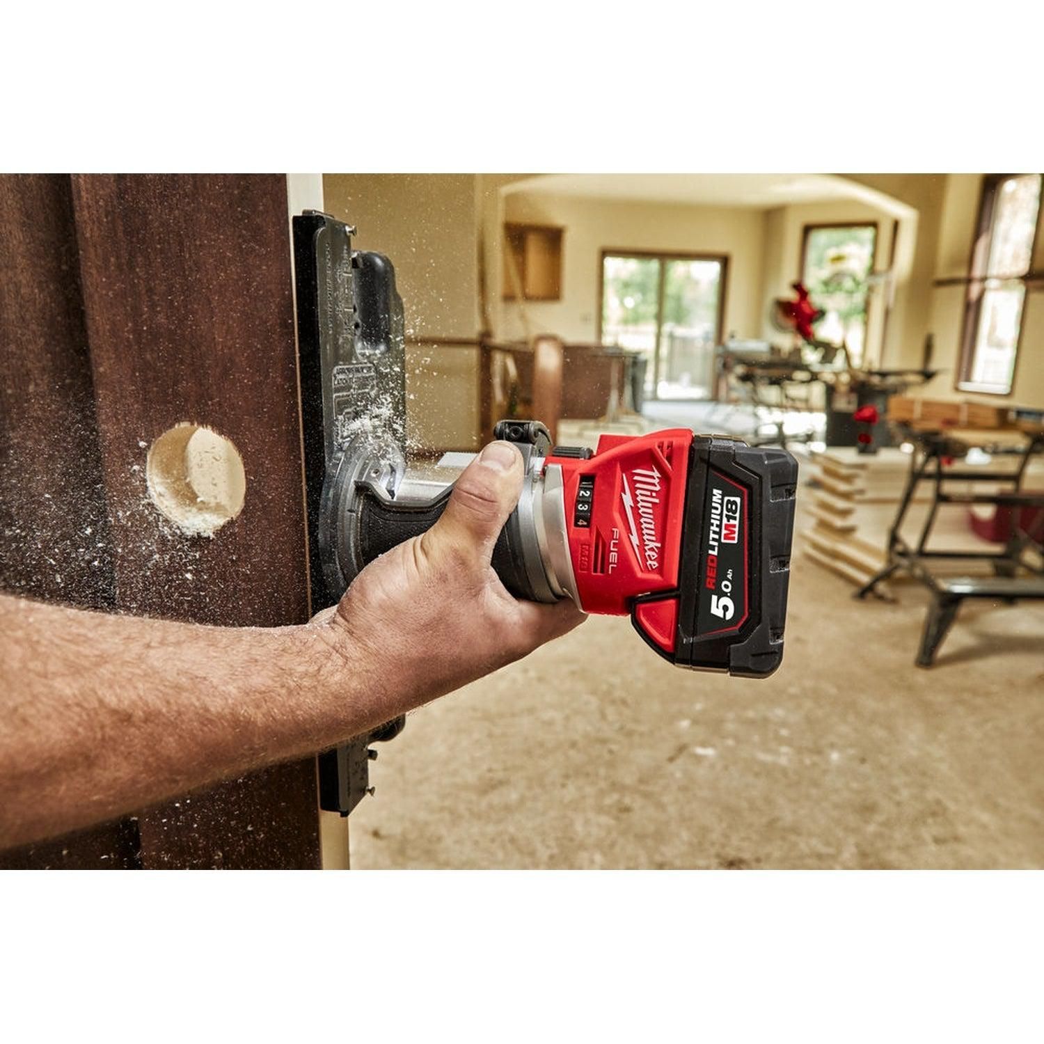 Milwaukee M18 FTR8-0X Accu Bovenfrees Basic Body in HD-Box - 4933479073