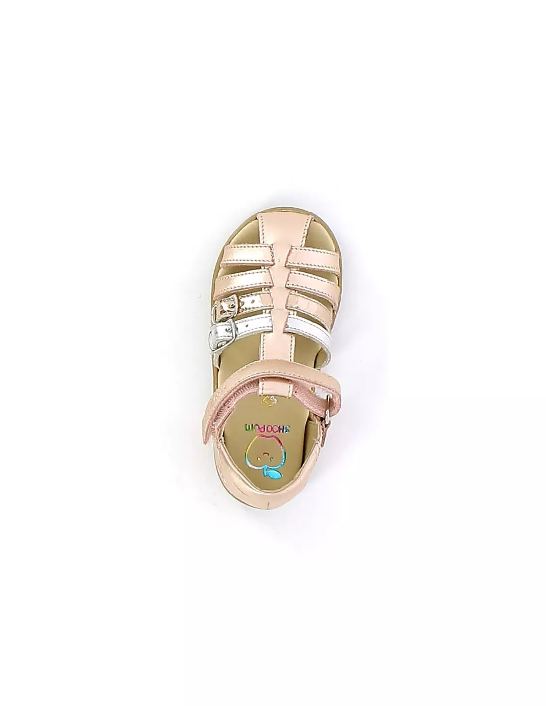 SHOO POM PIKA SPART - Sandales & nu-pieds LaminatoStoneCopperSil