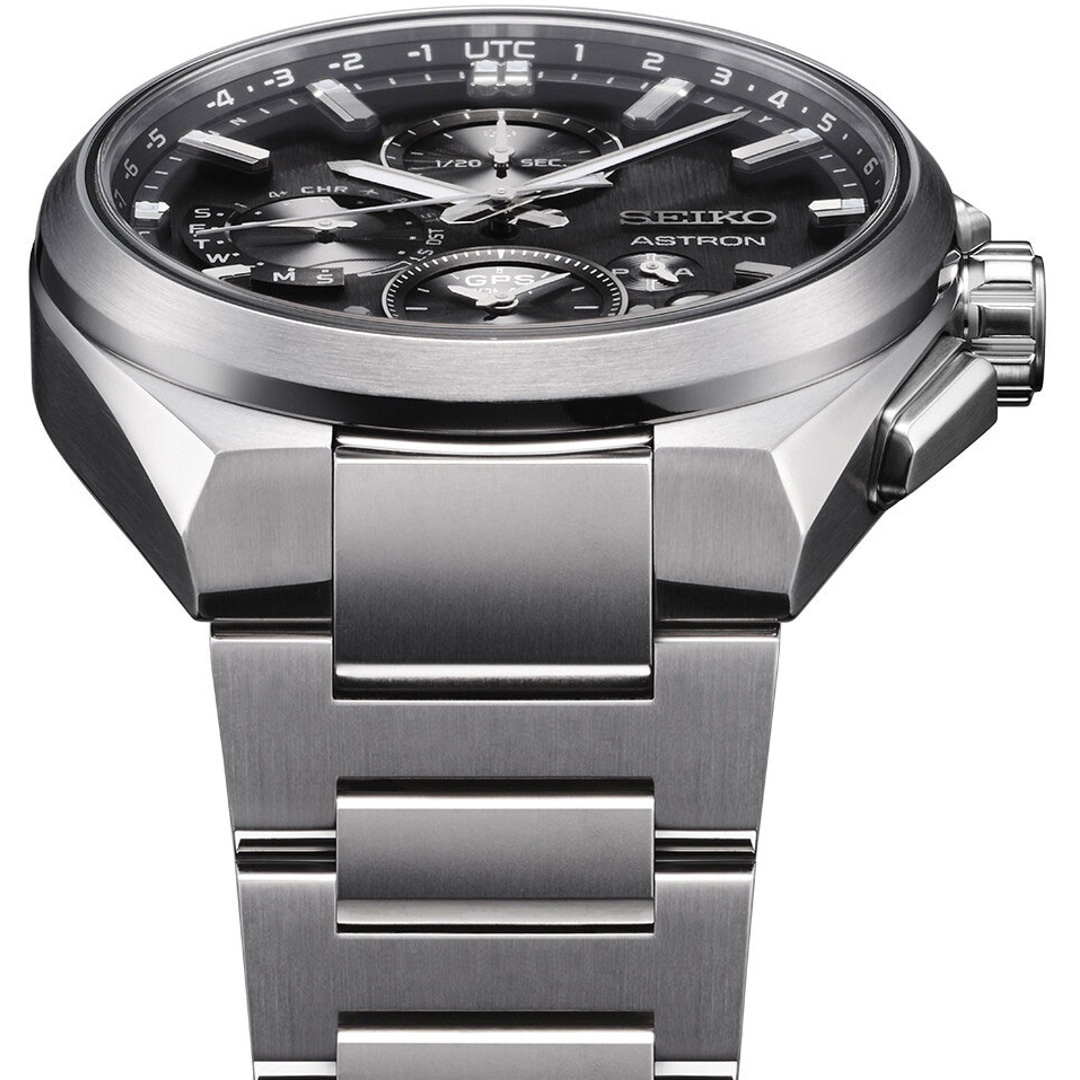 Seiko Astron 5X GPS Solar Dual Time Chronograph 42mm