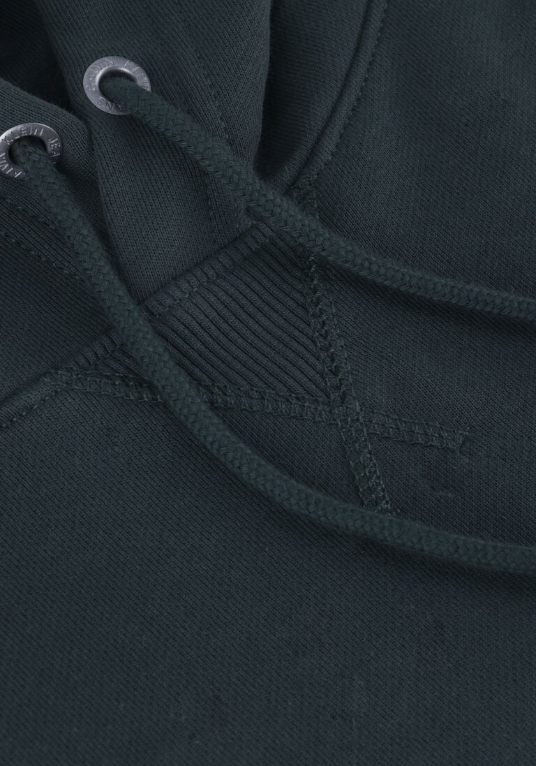CALVIN KLEIN donkergroene calvin klein sweater monologo sleeve badge hoodie