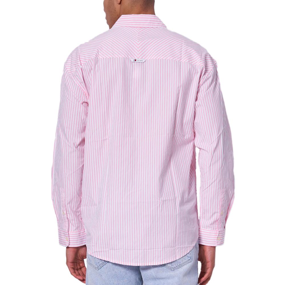 Tommy Hilfiger Chemise Manches Longues Rose Homme Tommy Hilfiger DM0DM18956