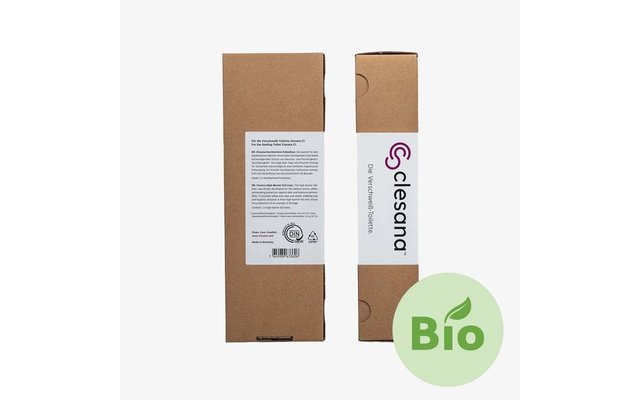 Clesana Bio Hochbarriere-Folienliner für die wasserlose Verschweiß-Toilette Clesana C1 (2 Stück)