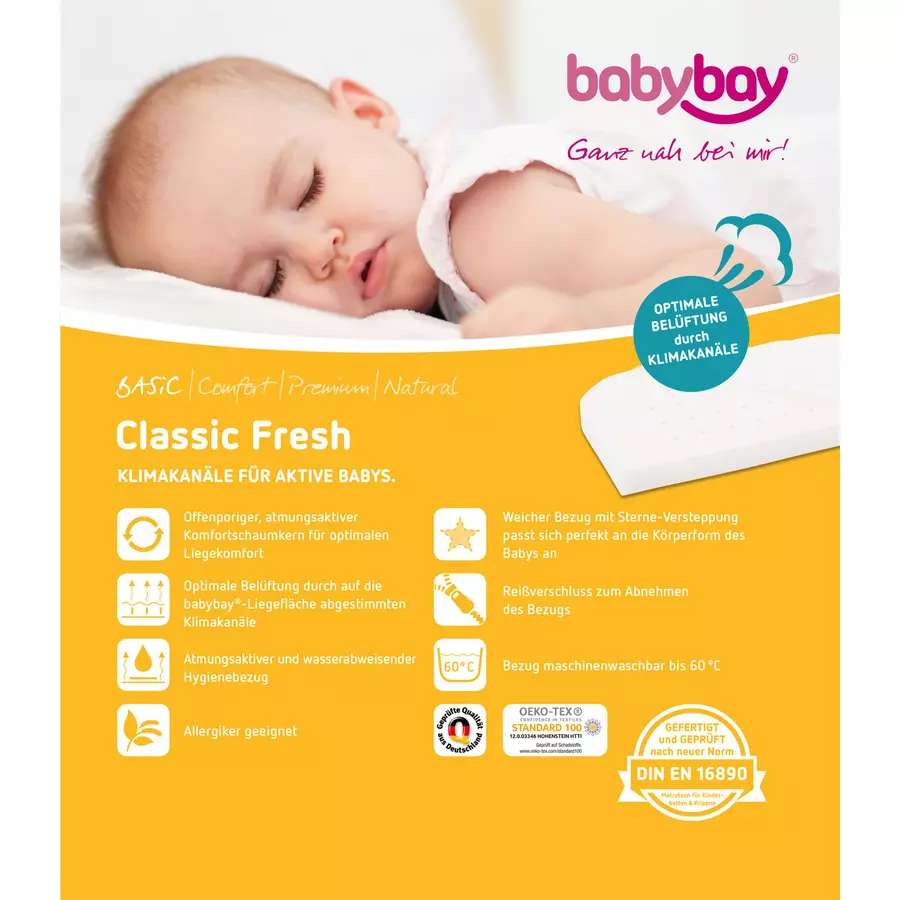 babybay Matratze Classic Fresh für Boxspring XXL