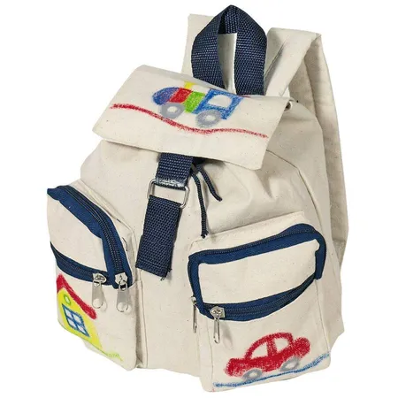 goki Baumwollrucksack zum Selbstbemalen, sortiert