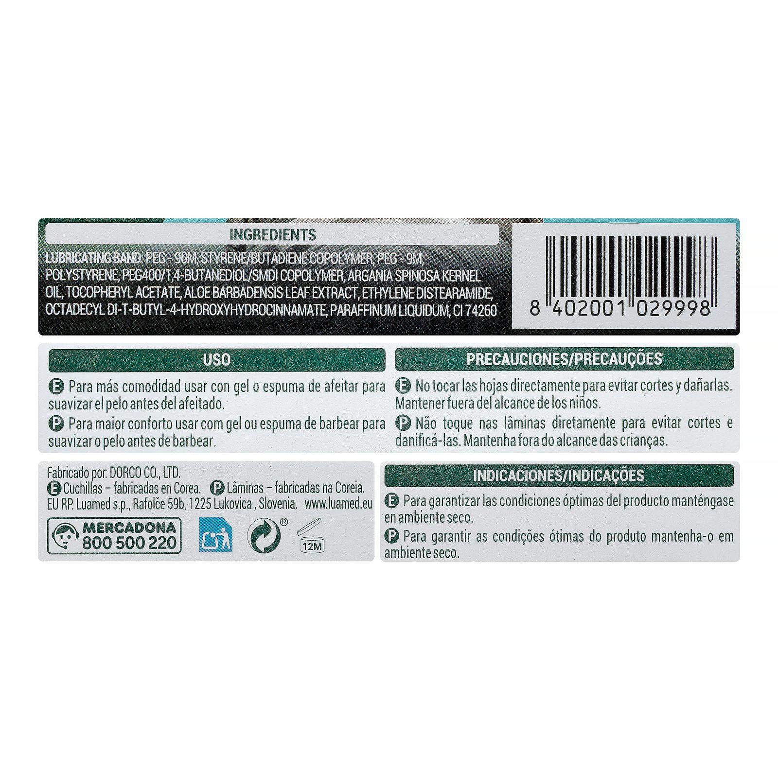 Recharges de rasoir Deliplus Flexion System à 6 lames