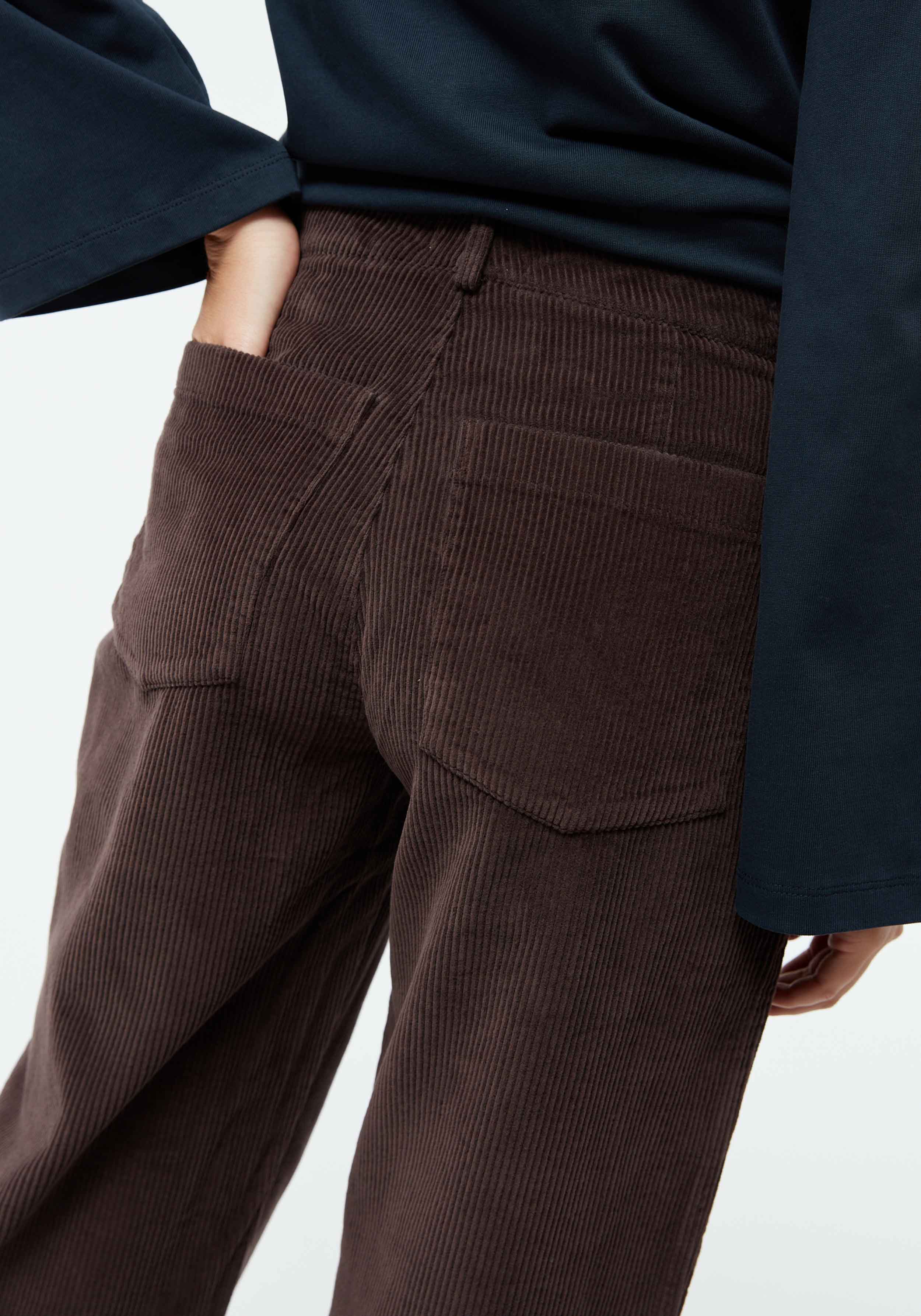 Givn Berlin Cord-Hose GBCoralie Coffee Brown