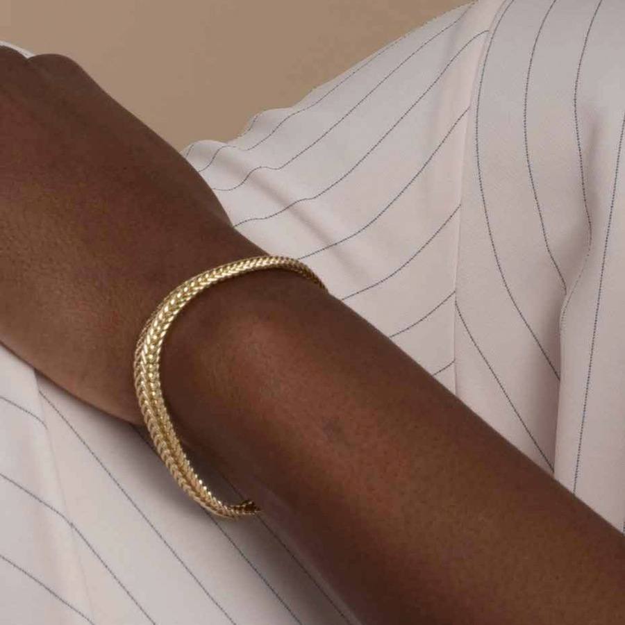 Snö Of Sweden Meya Small Bracelet Plain Gold Onesize