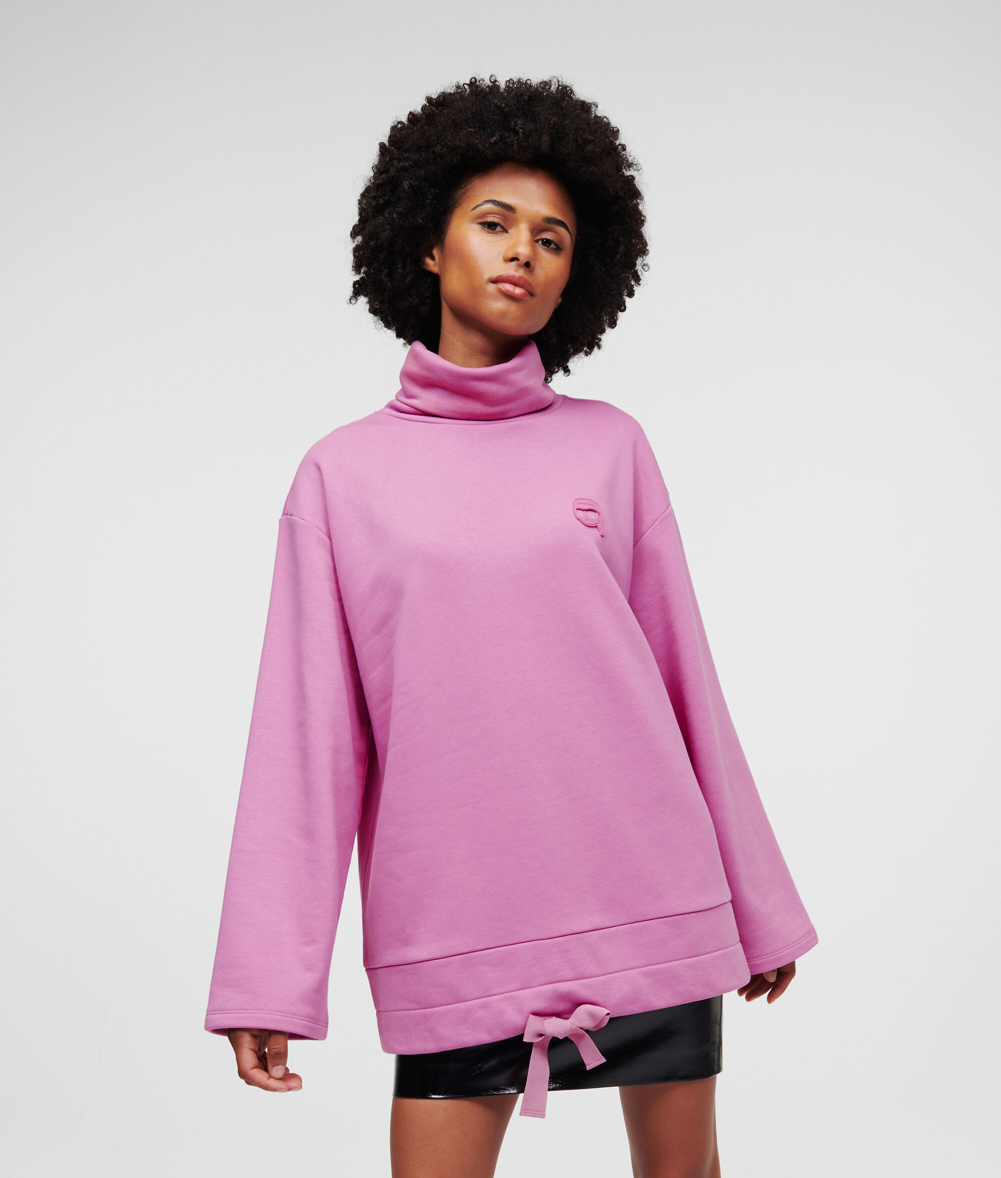 SWEAT-SHIRT COL MONTANT KARL IKONIK