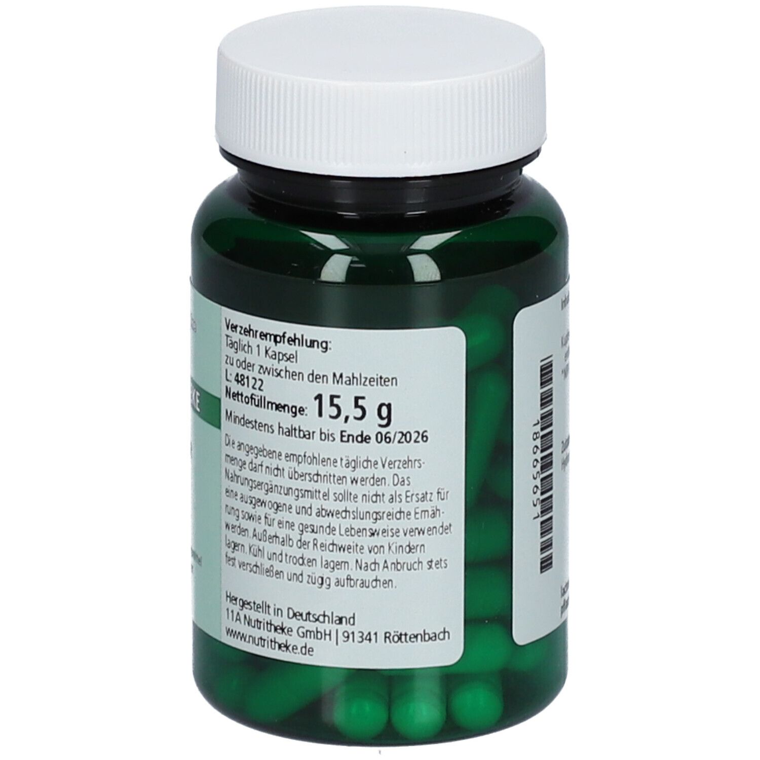 green line NUTRITHEKE Kupfer 2 mg