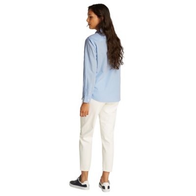 Chemise à manches longues femme Tjw Reg Pinstripe Poplin TOMMY HILFIGER