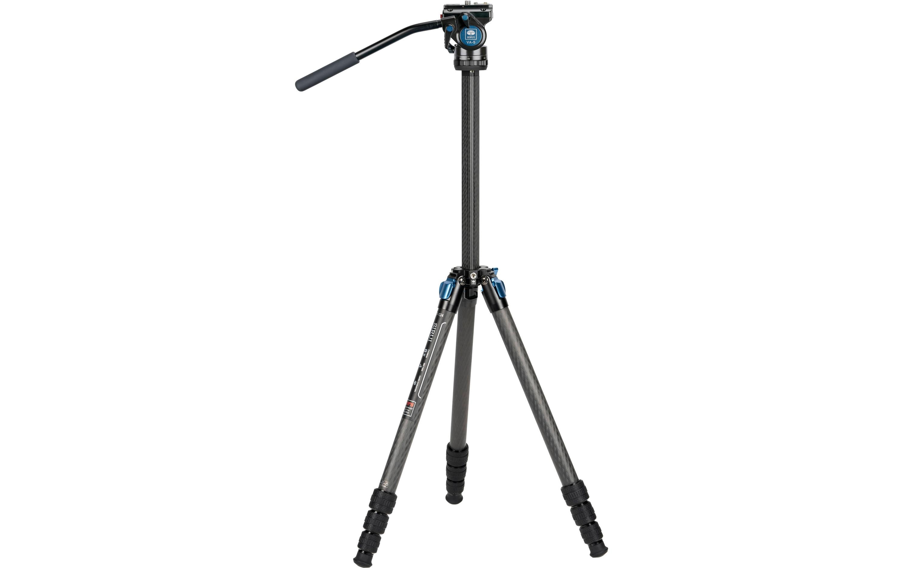 Stativ ST-124 Superb Travel mit VA-5 Videokopf<br>Leichtes und kompaktes Dreibeinstativ mit präzisem Videokopf