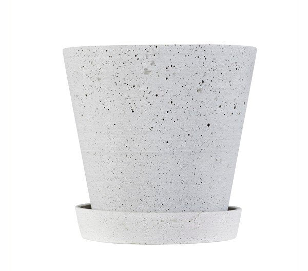 HAY  Flowerpot urtepotteskjuler, XL - grå - Ø: 21,5 cm.