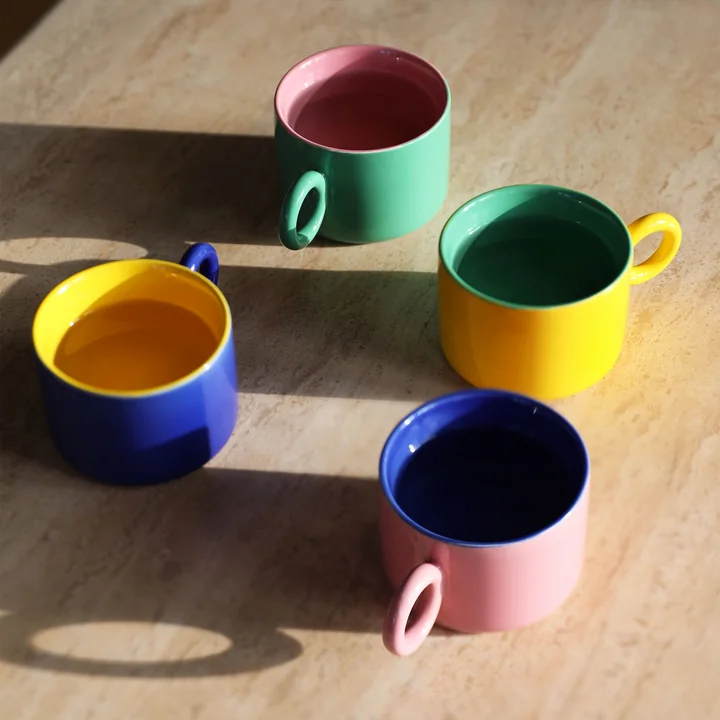 &klevering - Chiquito Tasse, 0,2 L, hellblau (2er-Set)