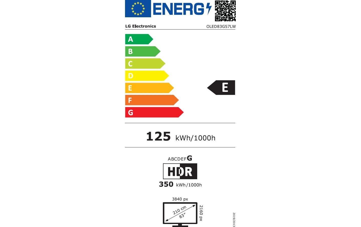 TV OLED83G57LW 83