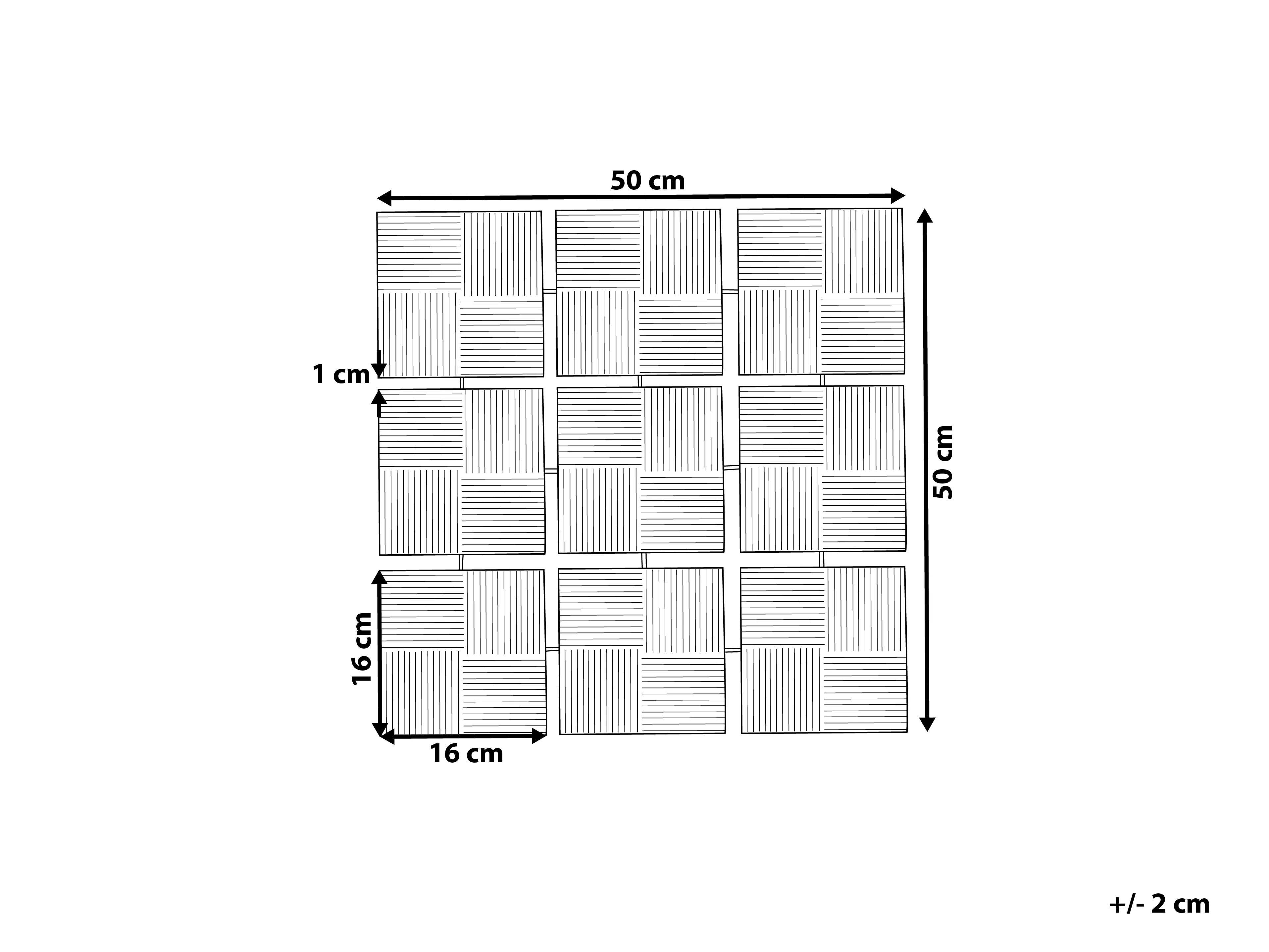 Wanddecoratie TITANIUM Metaal 50 cm Meerkleurig