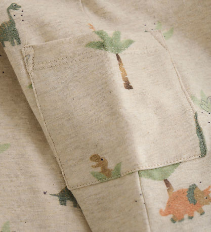 Minymo Sommerstrampler - Light Beige Melange